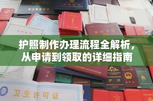 高州护照制作办理流程全解析，从申请到领取的详细指南