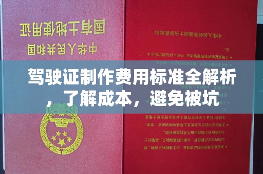 高州驾驶证制作费用标准全解析，了解成本，避免被坑